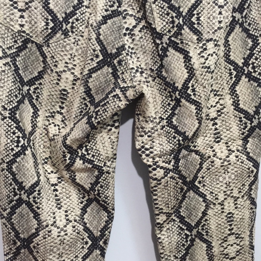 ZARA Snake Skin Skinny Pants size 6 - Picture 6 of 11
